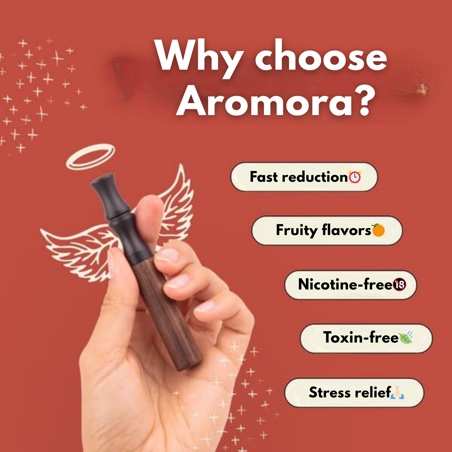 Aromora™ – The easy, natural way to smoke less